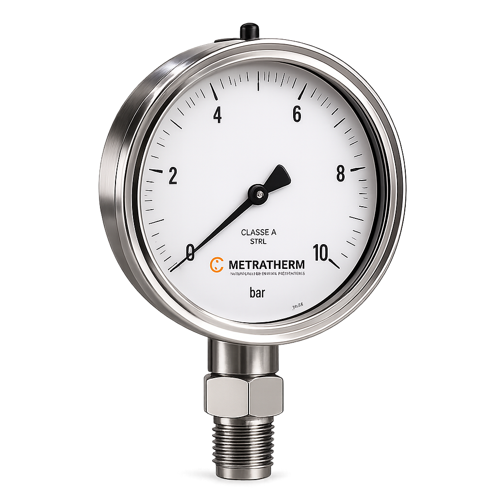 Manômetro Total Inox Metratherm